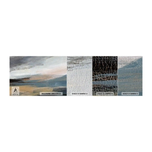 Mostră tapet Premium Sand - Abstracție: peisaj nordic - Bucată, Abstracția, Minimalism - 100x30 cm