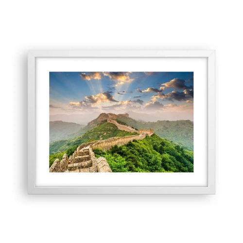 Poster în ramă albă - Măreția netrecătoare - 40x30 cm