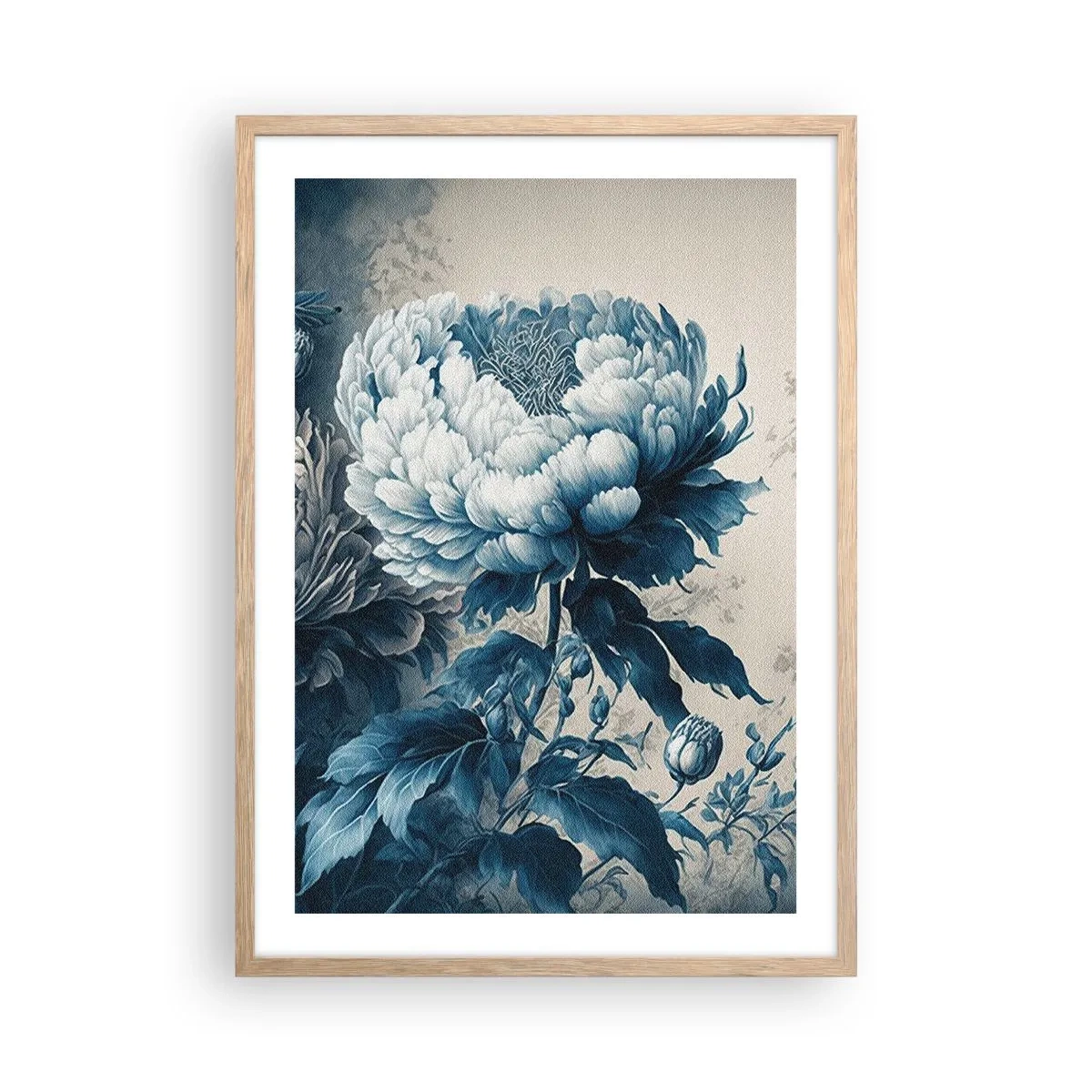 Poster în ramă de stejar deschis - Pereche asortată - 50x70 cm