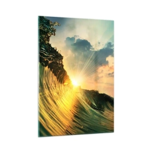 Tablou pe sticlă - Surferule, unde ești? - 50x70 cm