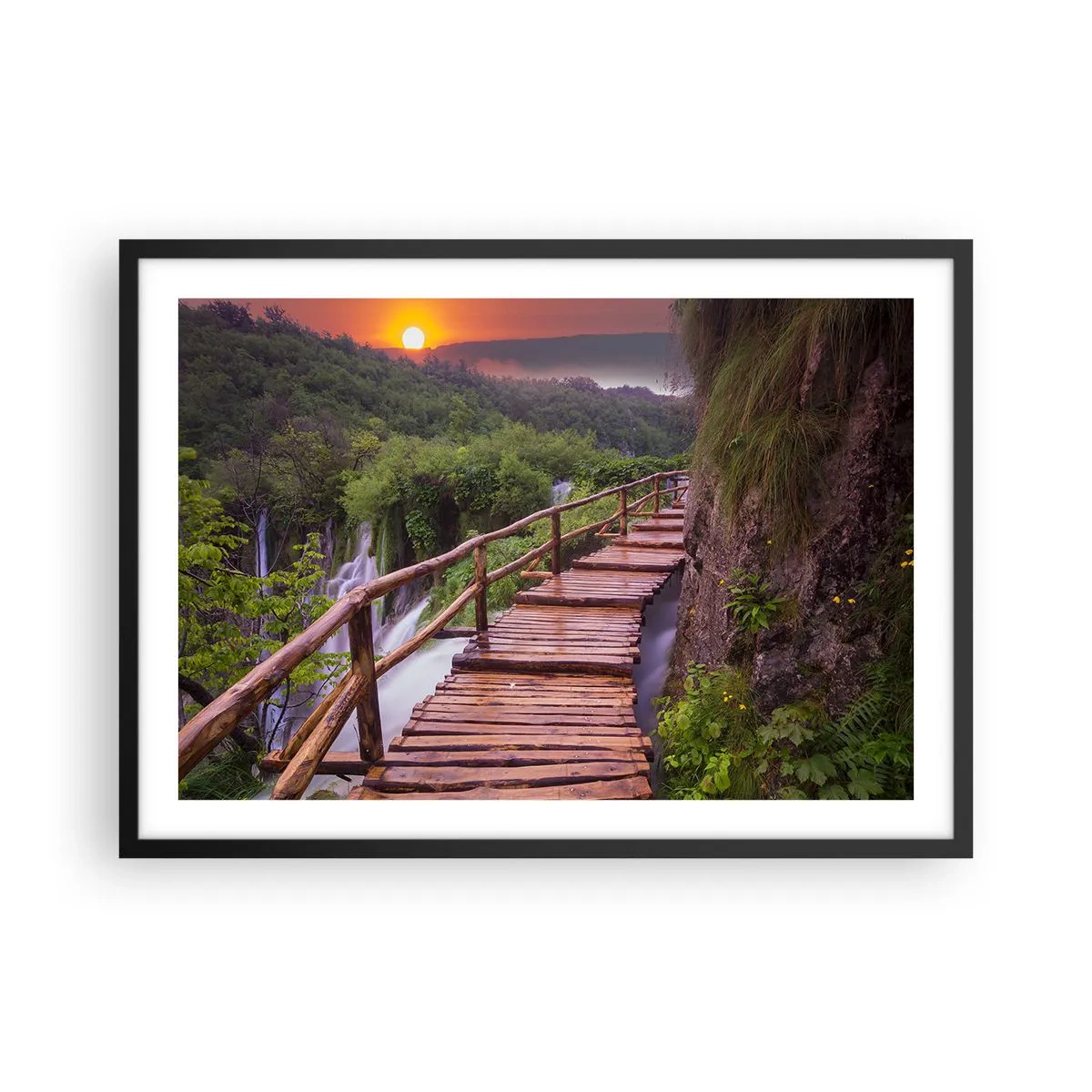 Poster în ramă neagră - Frumusețe de necrezut - 70x50 cm
