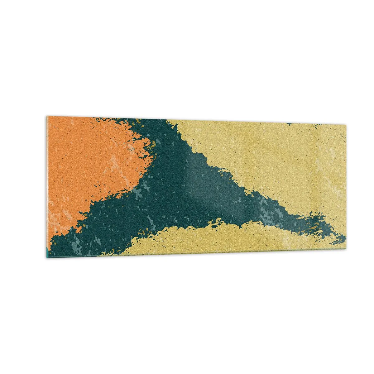 Tablou pe sticlă - Abstracție - în slow motion - 100x40 cm