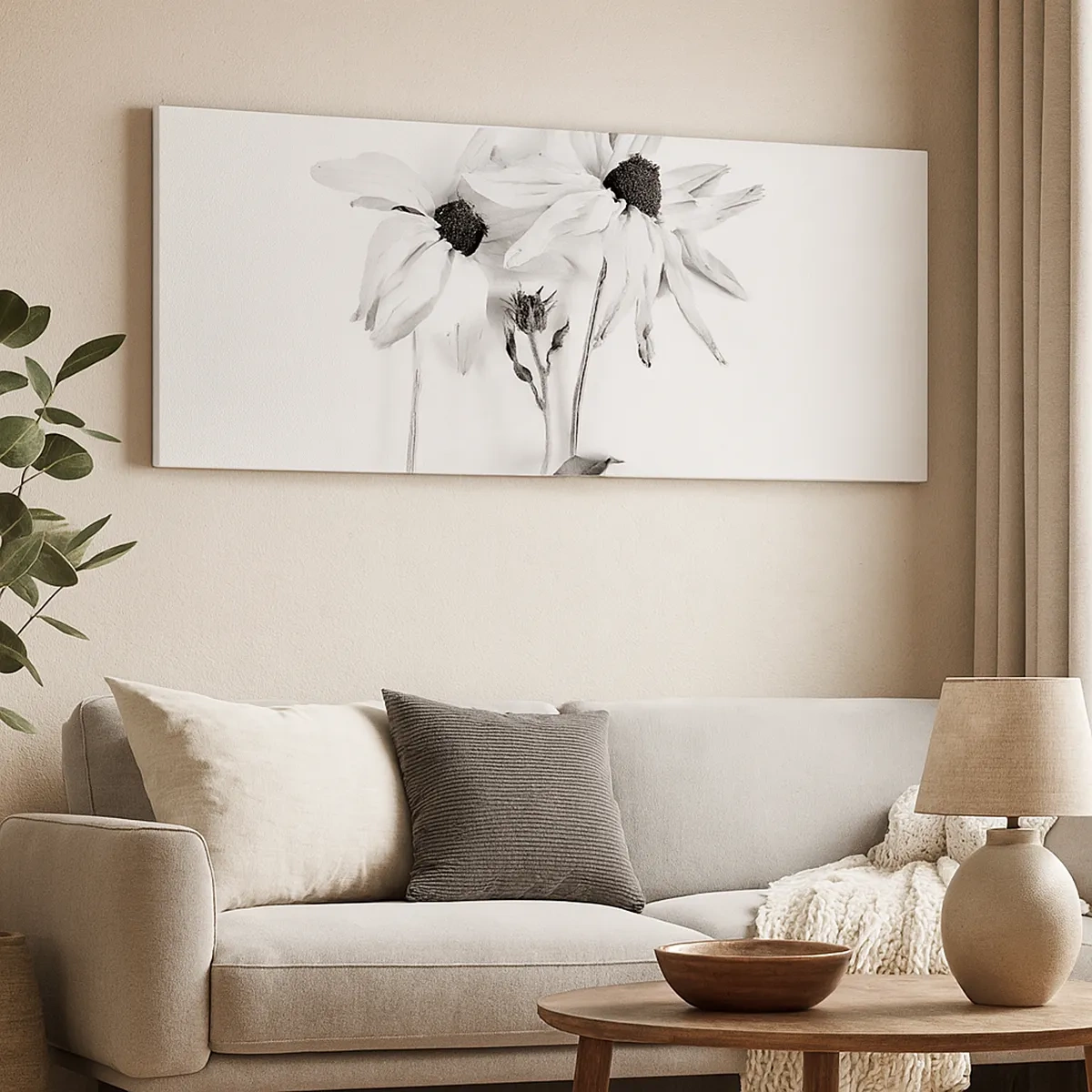 Tablou pe pânză - Nimeni nu vrea să fie singur - 30x30 cm