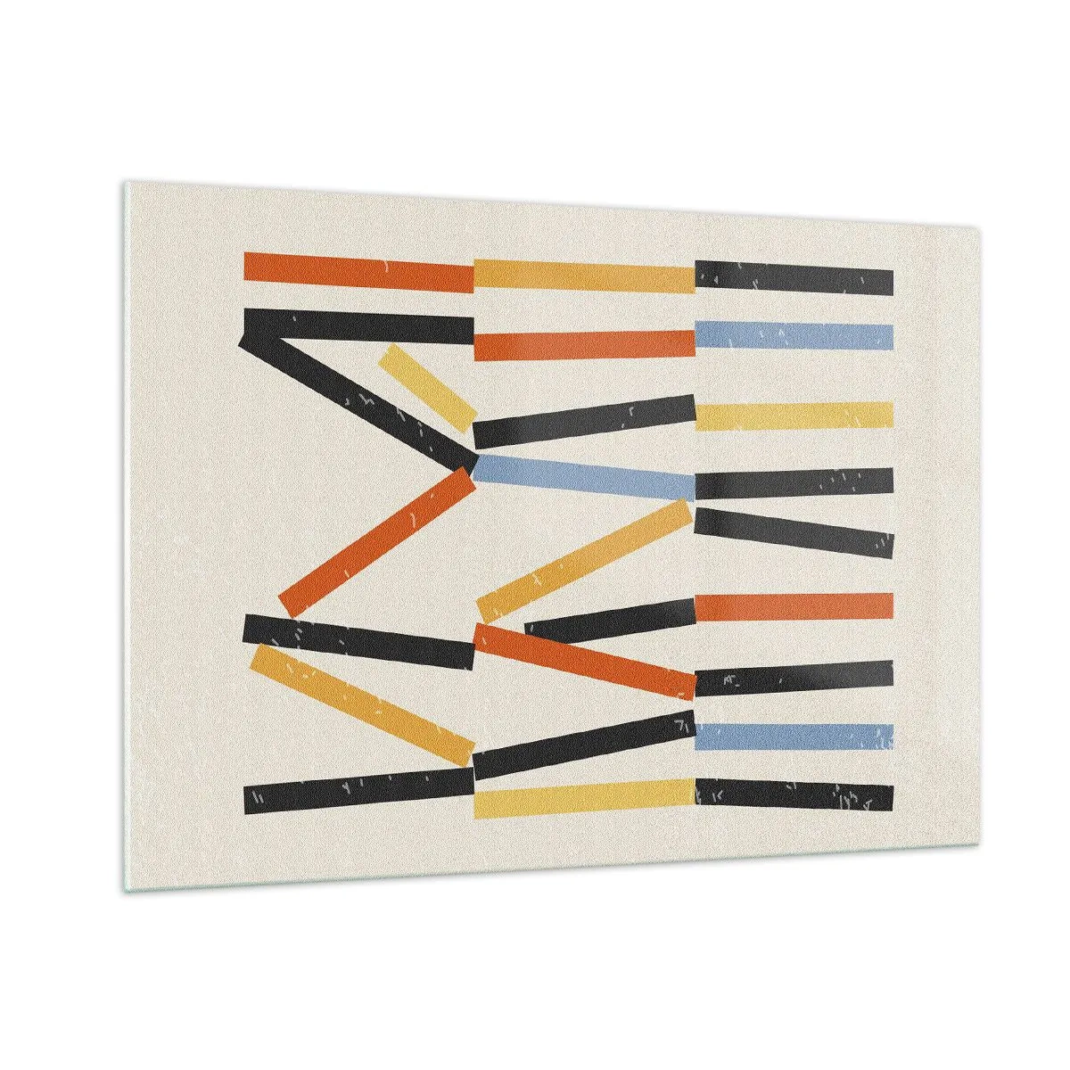 Tablou pe sticlă - Compoziție la nivel - 100x70 cm