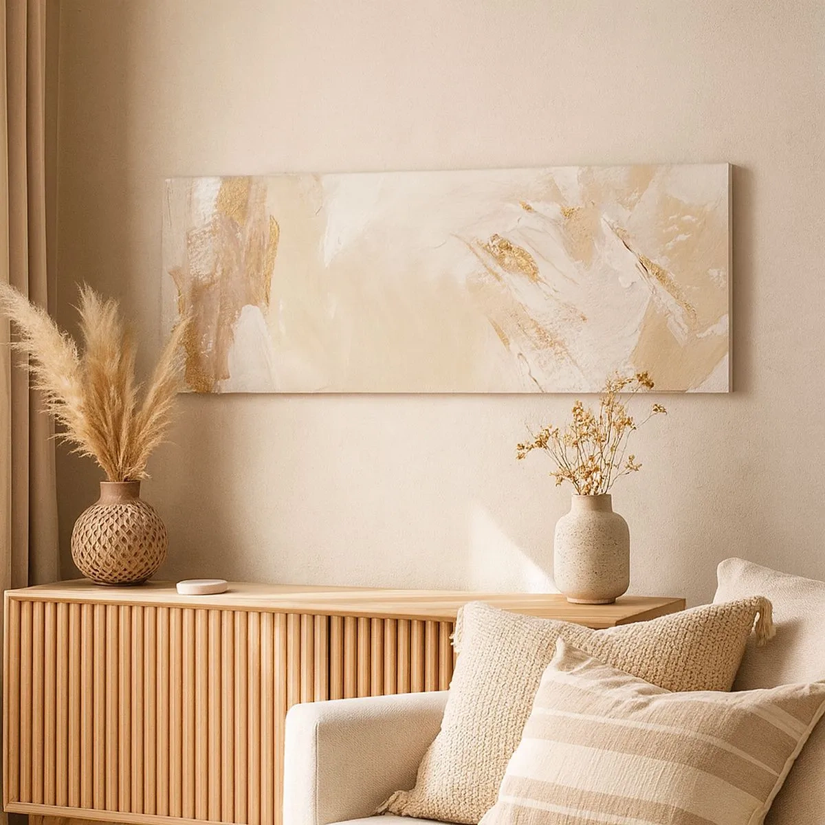 Tablou pe pânză - Compoziție pastel - 100x40 cm