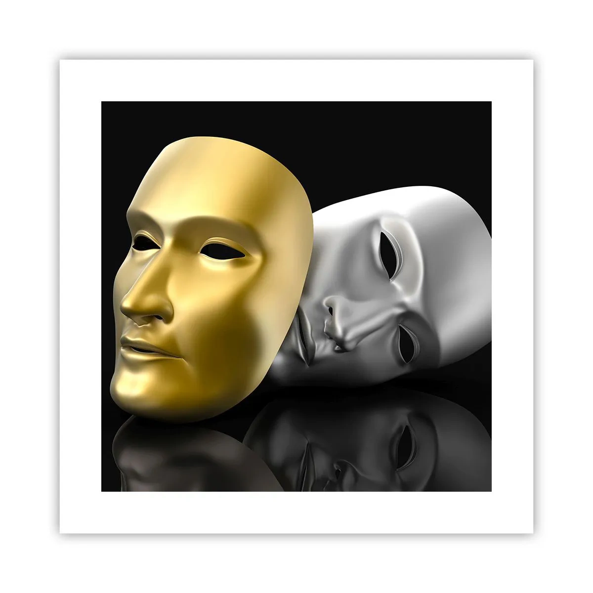 Poster - Viața este teatru - 40x40 cm