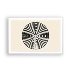 Poster în ramă albă - Ordine secretă - 91x61 cm