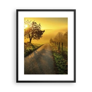 Poster în ramă neagră - O după-amiază de miel - 40x50 cm