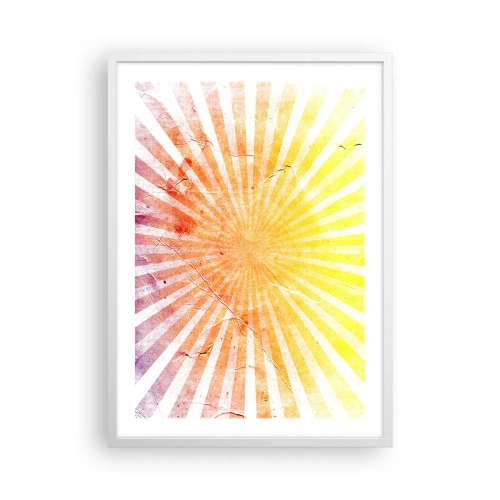 Poster în ramă albă - Răsărituri și apusuri de soare - 50x70 cm