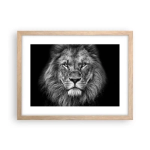 Poster în ramă de stejar deschis - În ținuta de încoronare - 40x30 cm