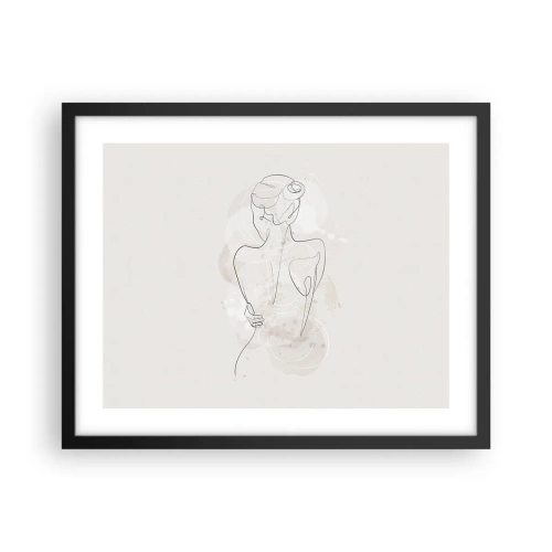 Poster în ramă neagră - Ca un instrument sensibil - 50x40 cm