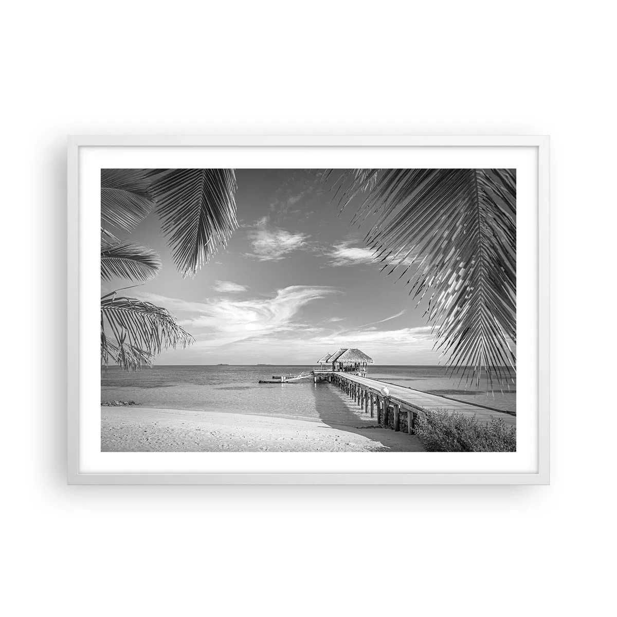 Poster în ramă albă - O amintire sau un vis? - 70x50 cm