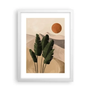 Poster în ramă albă - Triumful vieții - 30x40 cm