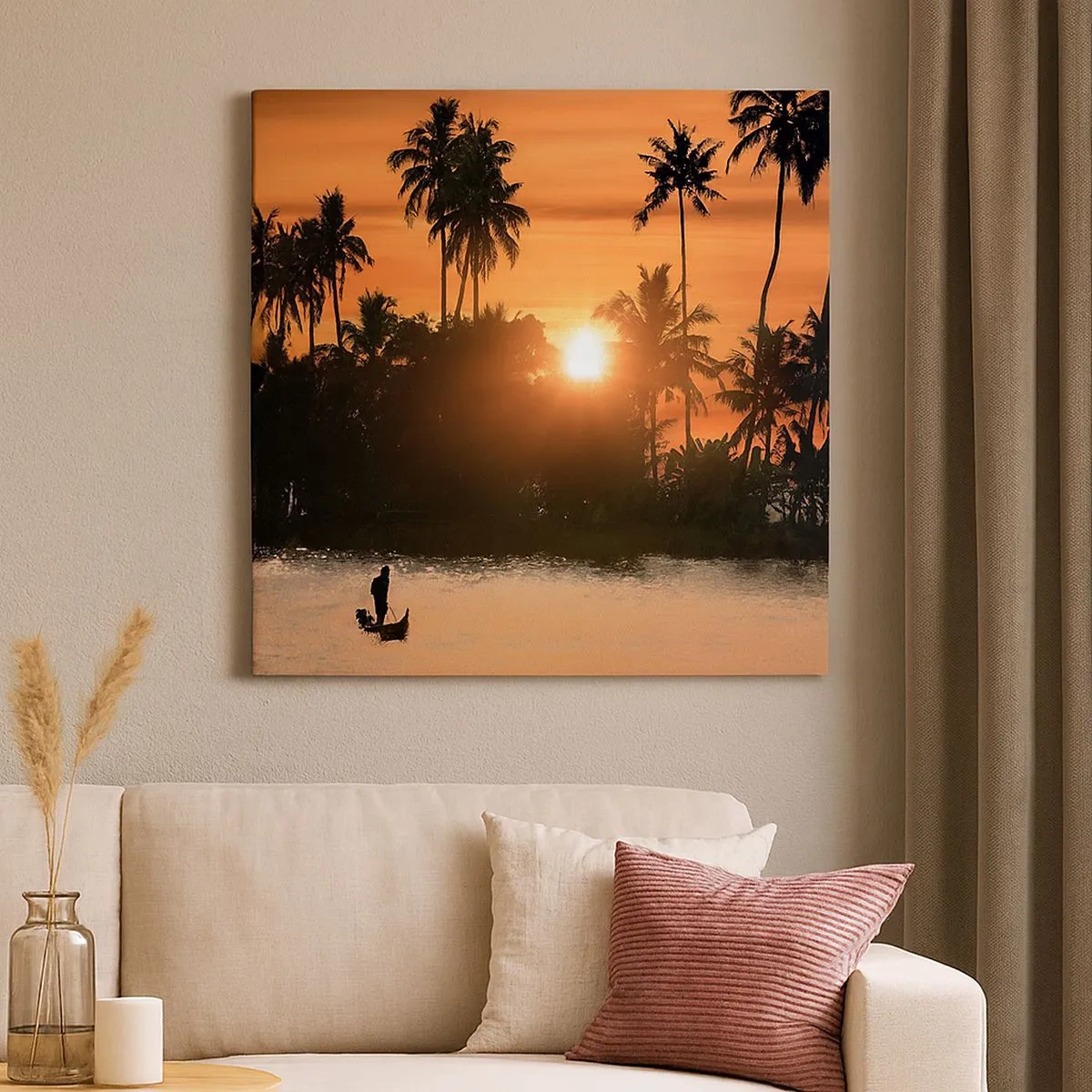 Tablou pe pânză - Timp de relaxare - 30x30 cm