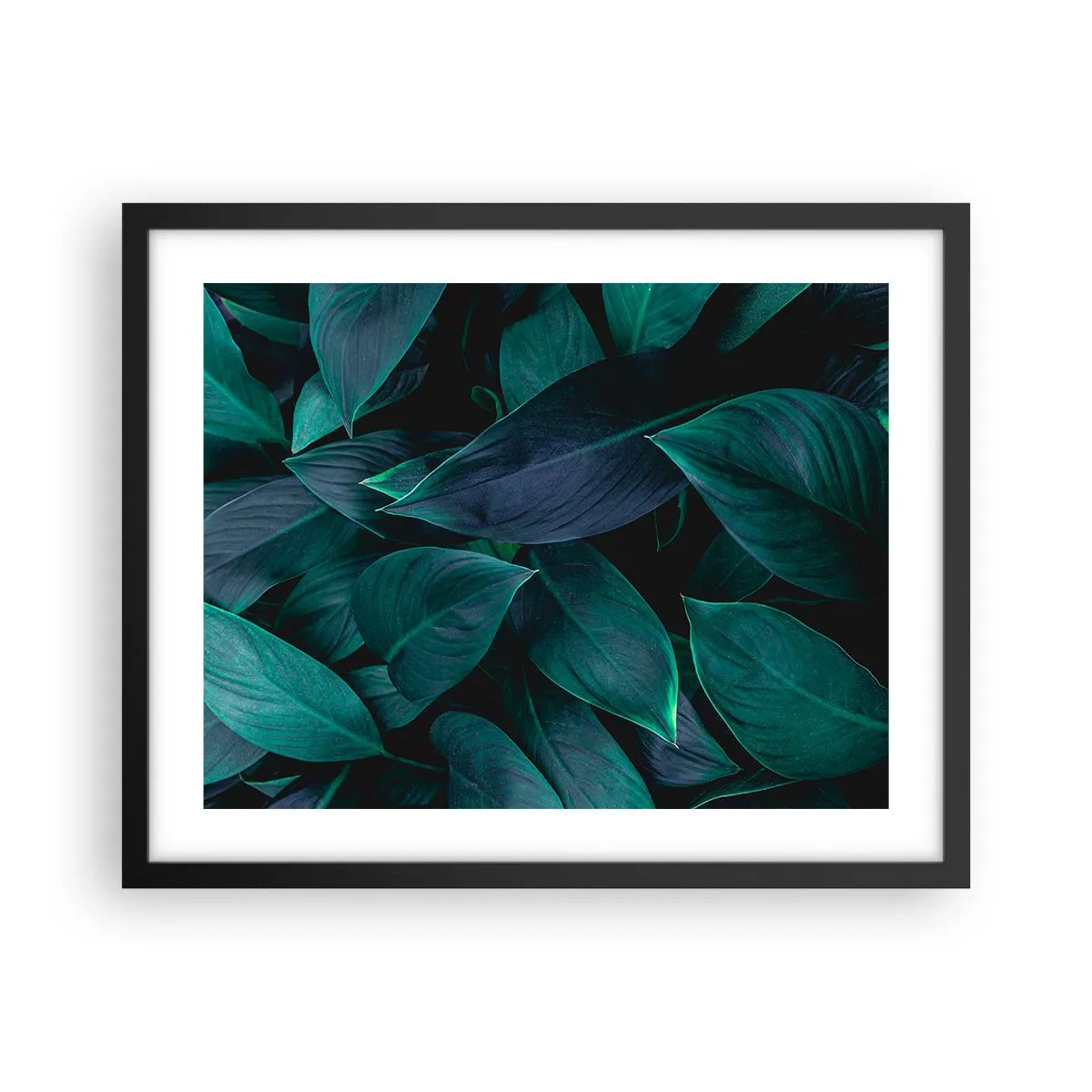 Poster în ramă neagră - Verdeața în sine - 50x40 cm