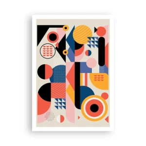 Poster - Compoziție: joacă-te - 70x100 cm