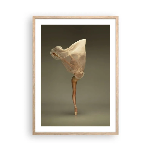 Poster în ramă de stejar deschis - Pe cale să zboare - 50x70 cm