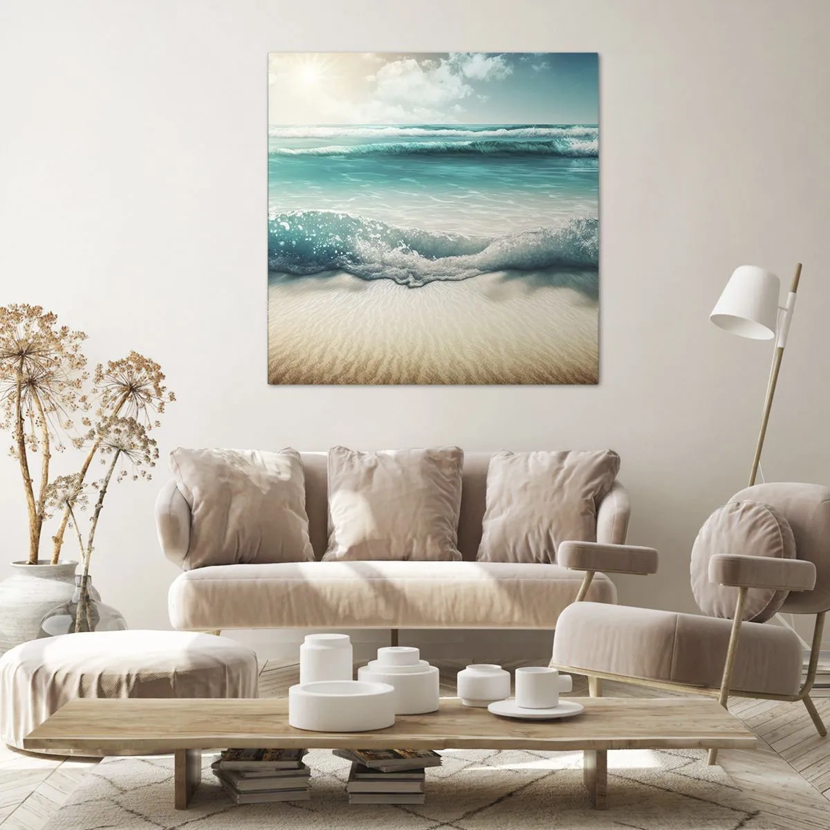 Tablou pe pânză - Calmul oceanului - 60x60 cm