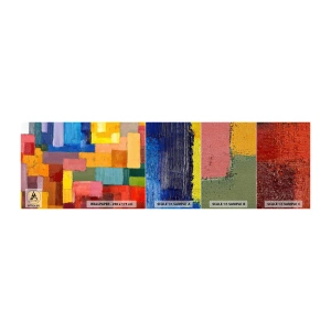 Mostră tapet Premium Sand - Fiecare diferită, toate colorate - Abstracția, Bucată, Model modern - 100x30 cm