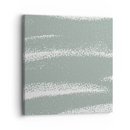 Tablou pe pânză - Abstracție în stil de iarnă - 30x30 cm