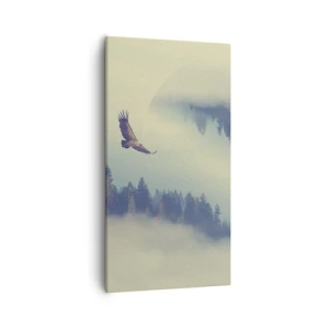 Tablou pe pânză - Am văzut umbra unui vultur - 55x100 cm