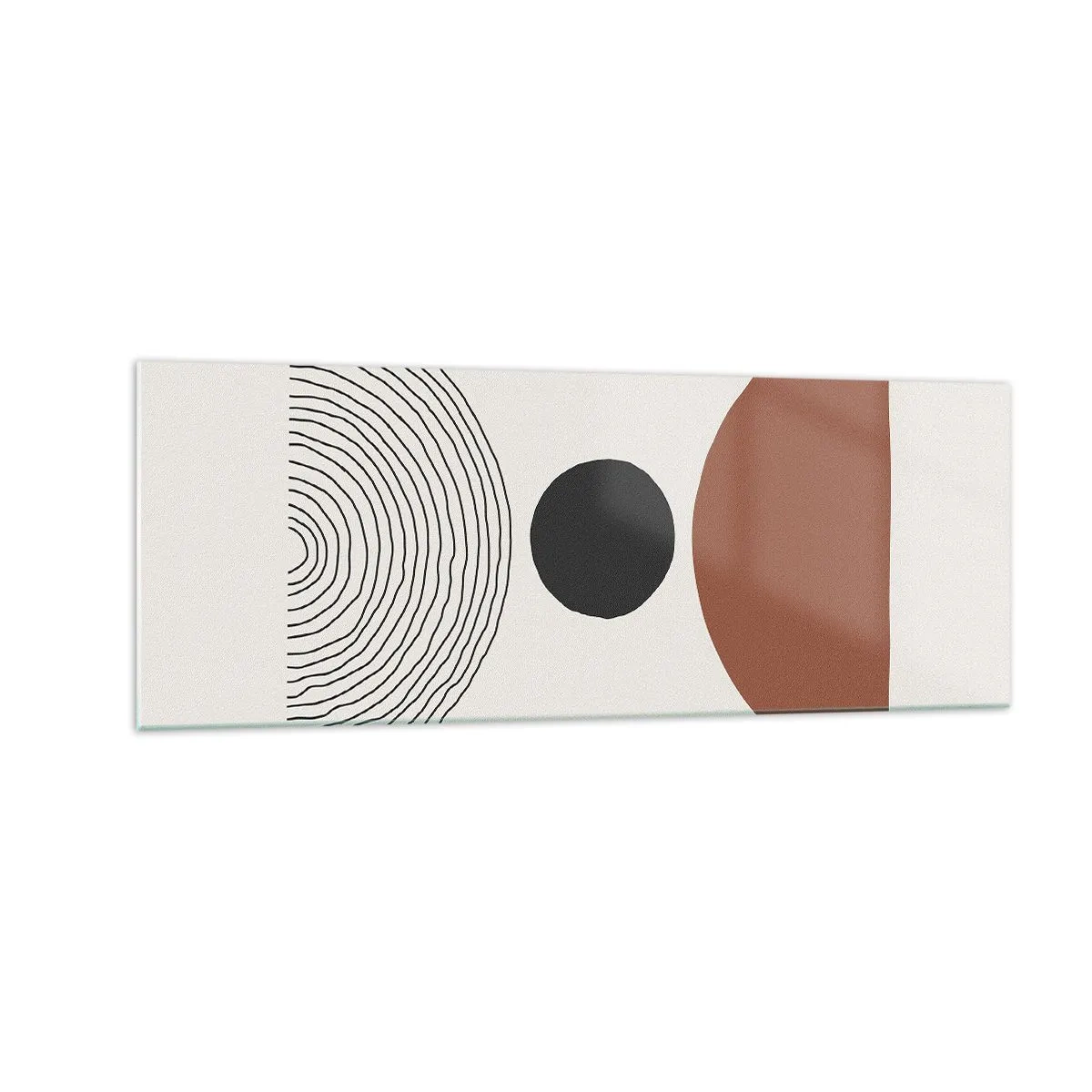 Tablou pe sticlă - În centrul atenției - 140x50 cm