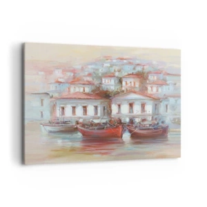 Tablou pe pânză - Orășel fericit - 120x80 cm