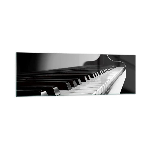Tablou pe sticlă - Armonia formelor și a culorilor - 160x50 cm