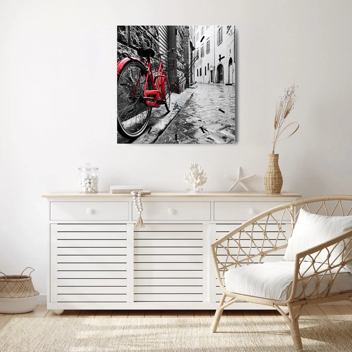 Ceas de perete - Ceas pe sticlă - Adevărata frumusețe nu îmbătrânește - 40x40 cm