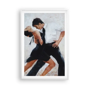 Poster în ramă albă - Tangoul visurilor mele - 61x91 cm