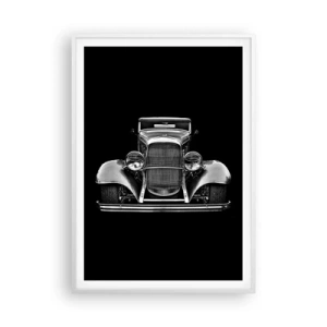 Poster în ramă albă - Un adevărat gentleman - 70x100 cm