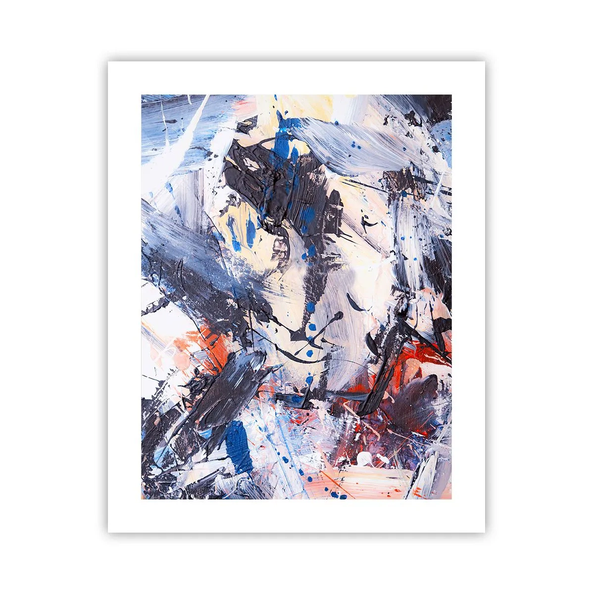 Poster - Dansul nebun al abstracției - 40x50 cm