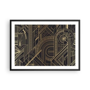 Poster în ramă neagră - Concepte, idei, planuri - 70x50 cm