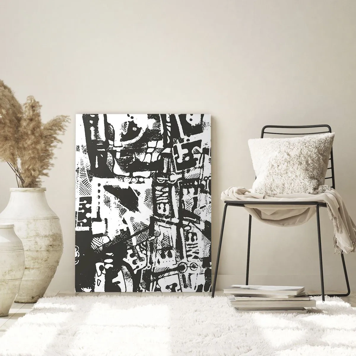 Tablou pe sticlă - Ordine sau haos? - 80x120 cm