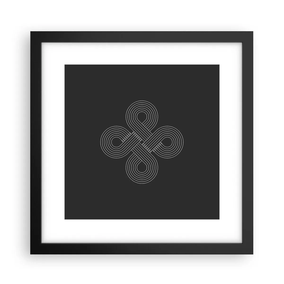 Poster în ramă neagră - În spirit celtic - 30x30 cm