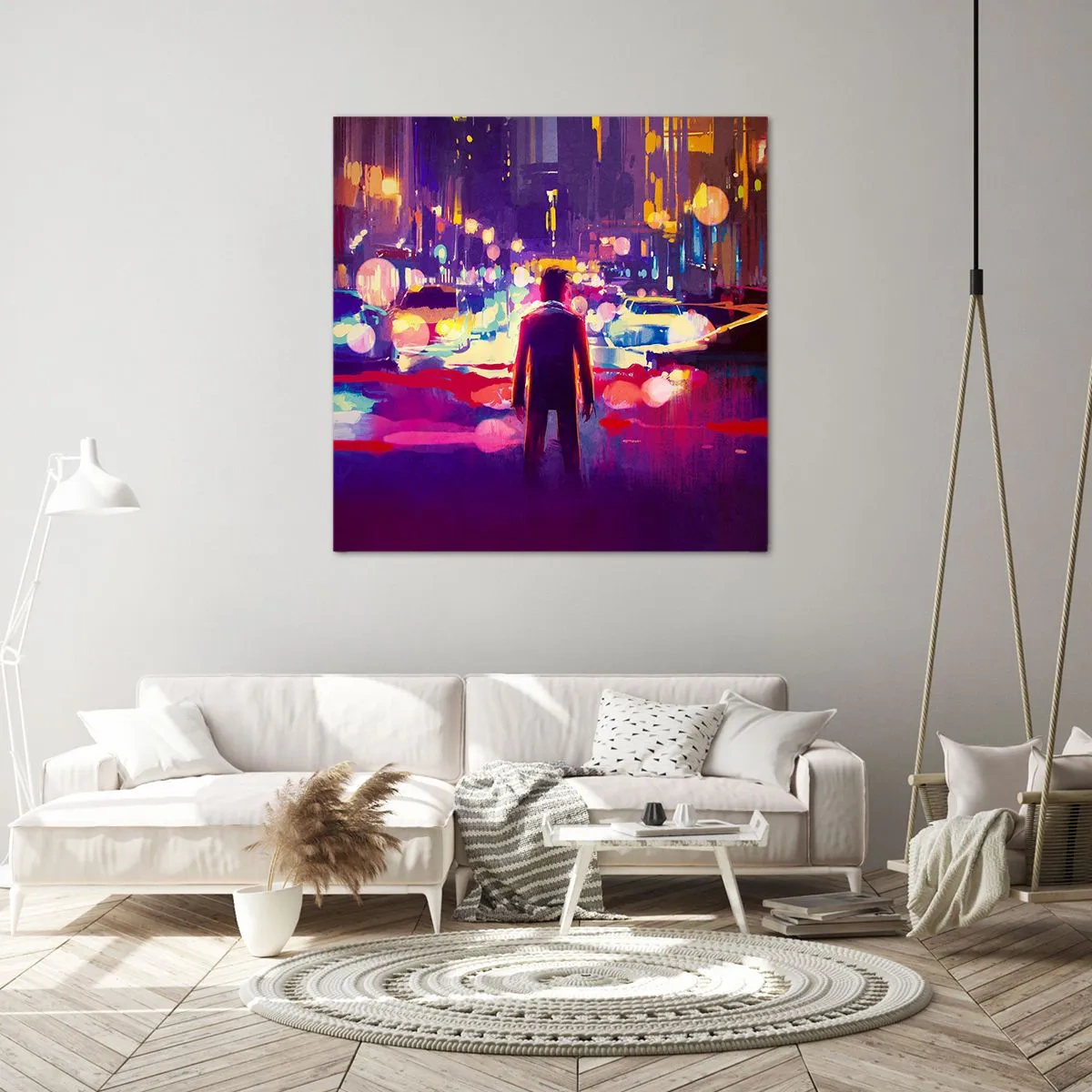 Tablou pe pânză - Scufundat în lumină - 40x40 cm