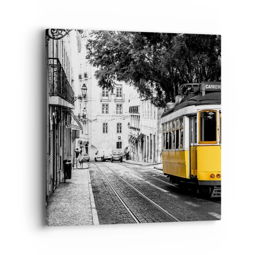 Tablou pe pânză - Sună fado în fundal - 40x40 cm