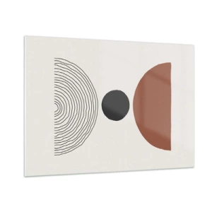 Tablou pe sticlă - În centrul atenției - 100x70 cm