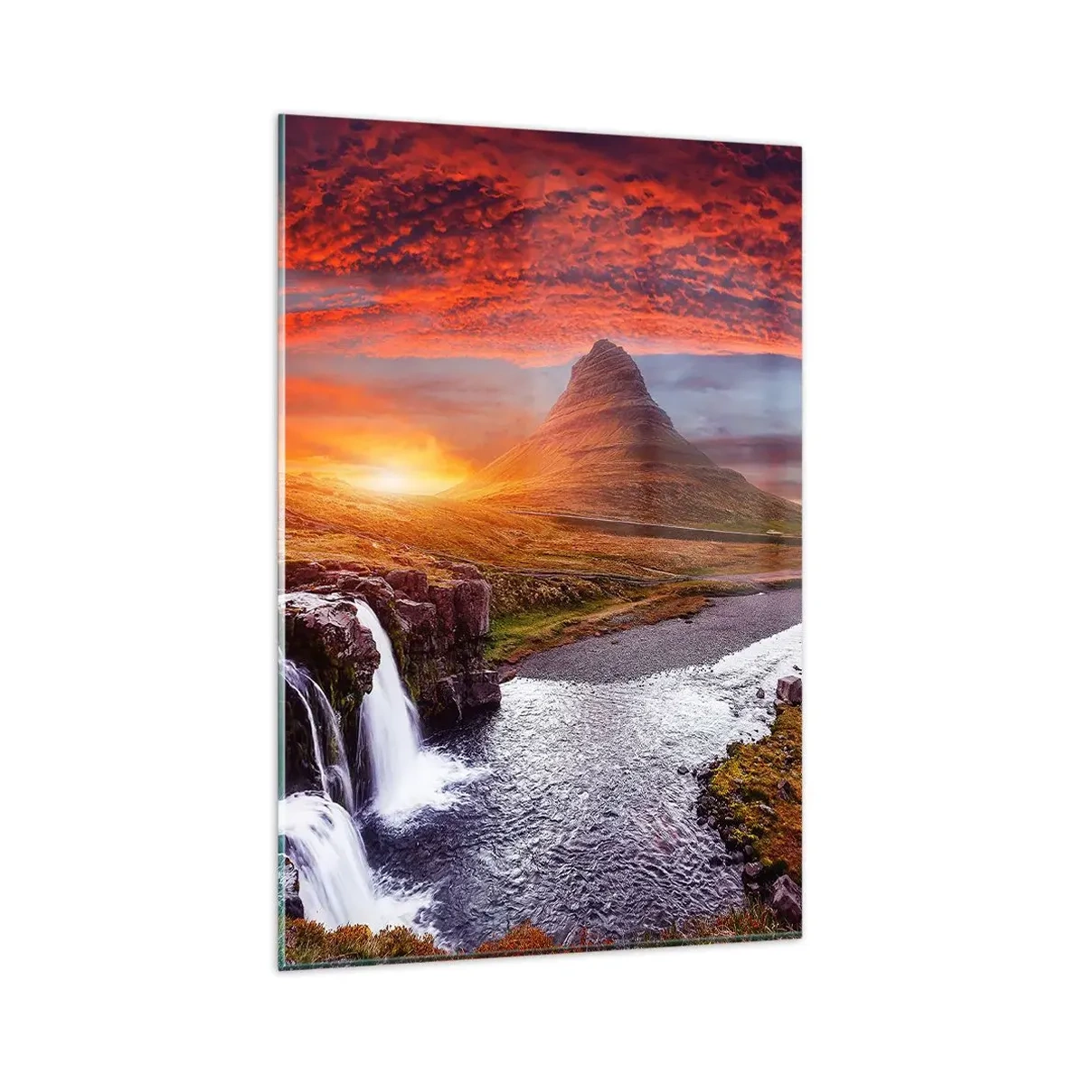 Tablou pe sticlă - Imaginea Pământului de Mijloc - 80x120 cm