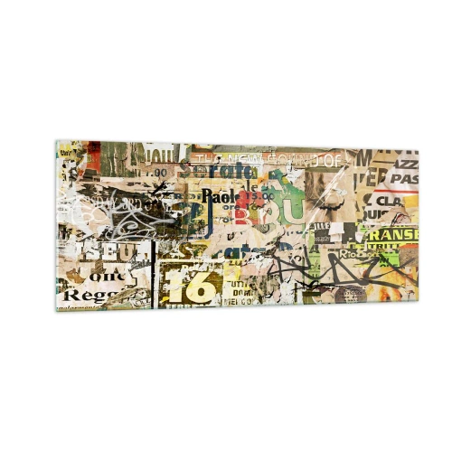 Tablou pe sticlă - Oh, se întâmplă... - 100x40 cm