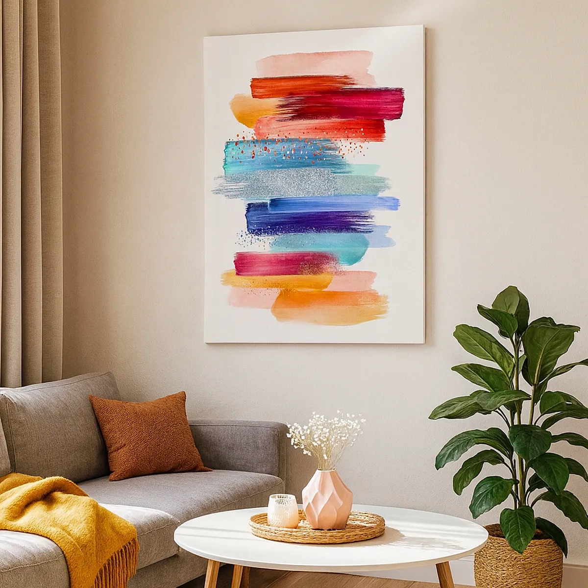 Tablou pe pânză - Sus și jos  - 50x70 cm