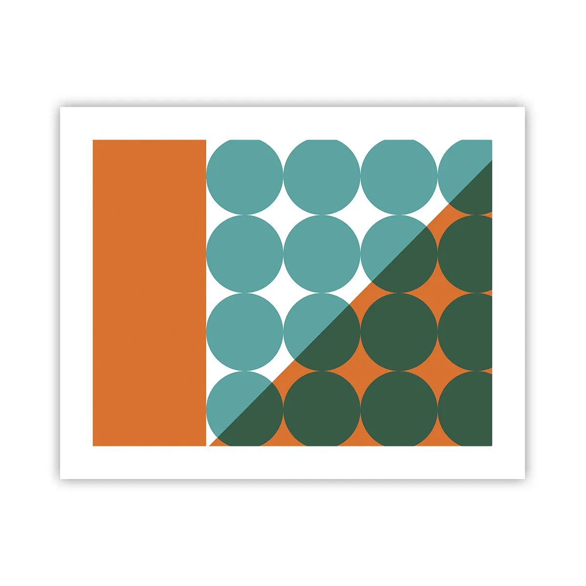Poster - Sus și pe diagonală - 50x40 cm