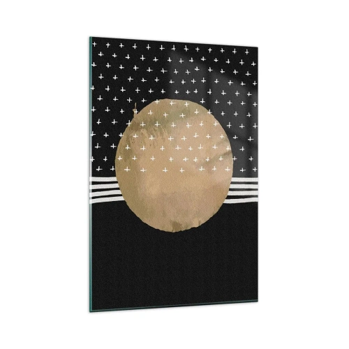 Tablou pe sticlă - Compoziție: steagul galactic - 80x120 cm