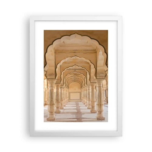 Poster în ramă albă - În palatul Maharajahului - 30x40 cm