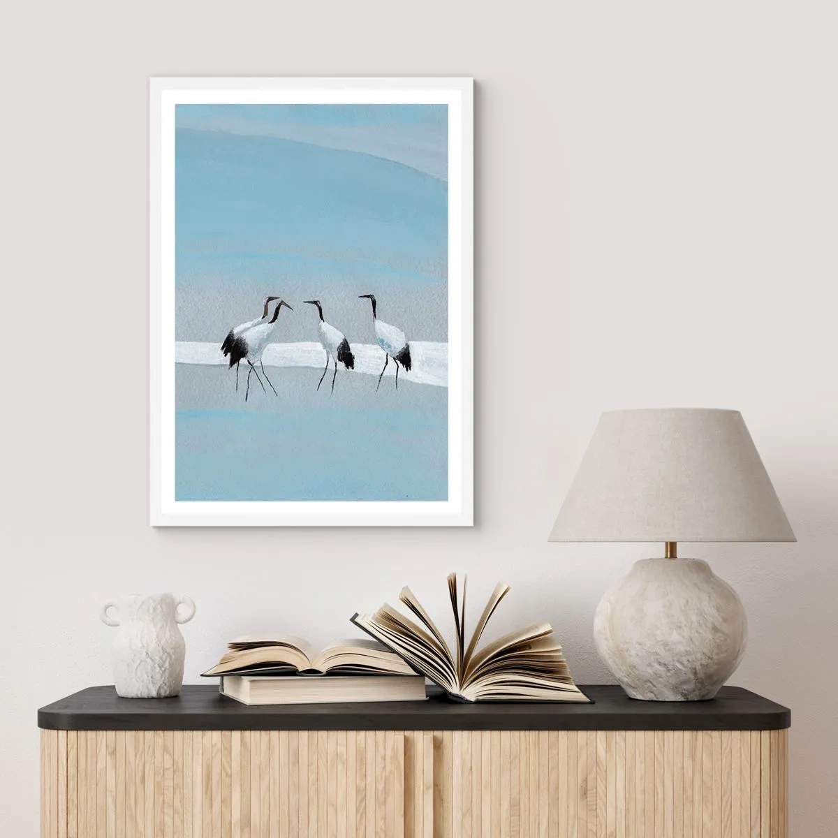 Poster în ramă albă - După o zi fierbinte - 70x100 cm