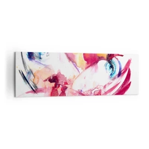 Tablou pe pânză - În apropiere, lumea înflorește - 160x50 cm