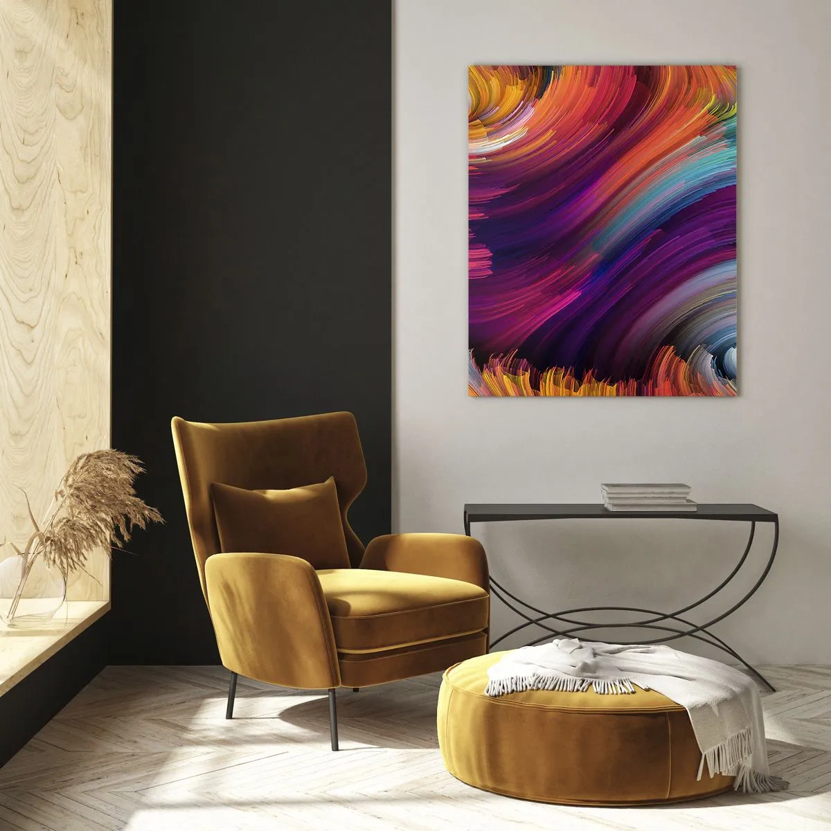 Tablou pe sticlă - Începutul unei lumi noi - 50x70 cm