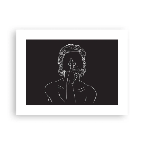 Poster - Frumusețea înflorește în tăcere - 40x30 cm