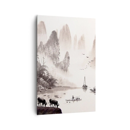 Tablou pe pânză - Viața exotică de zi cu zi a Estului - 80x120 cm