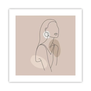 Poster - Icoana fecioarei - 40x40 cm